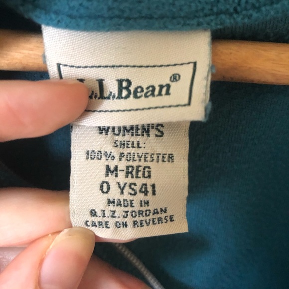 LL Bean Quarter Zip Fleece - Picture 2 of 5